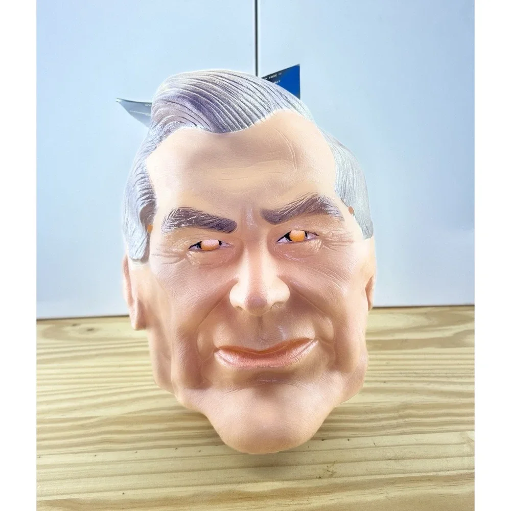 President Donald Rumsfeld Adult Halloween Mask 2002 Cesar Vintage Funny‎